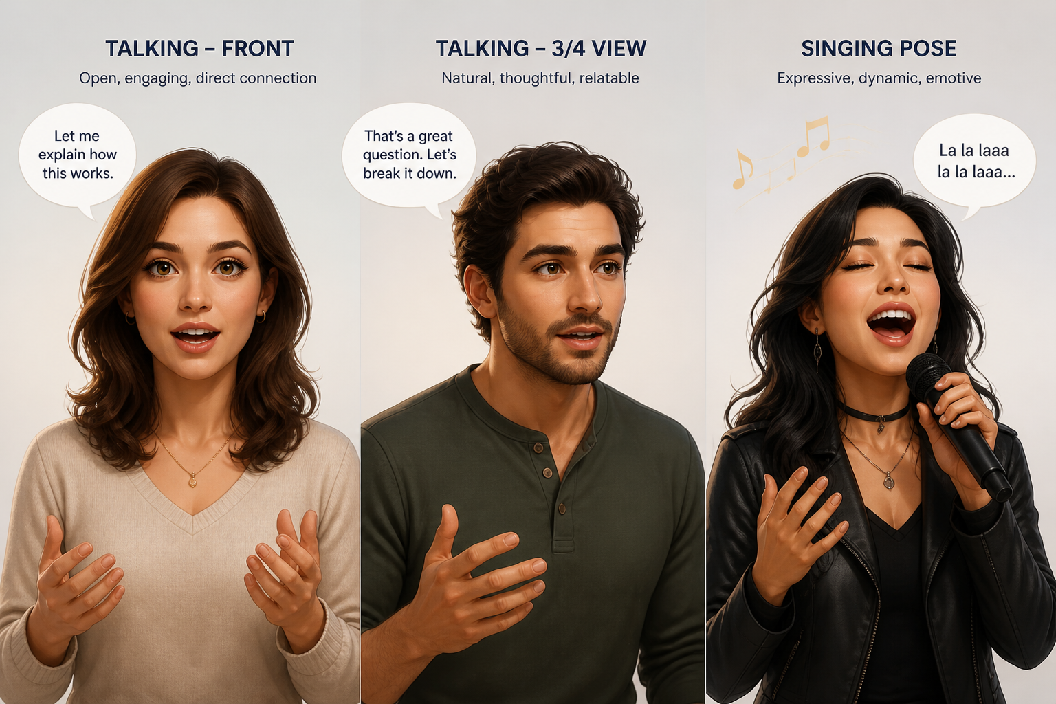 Talking Avatars With Expression