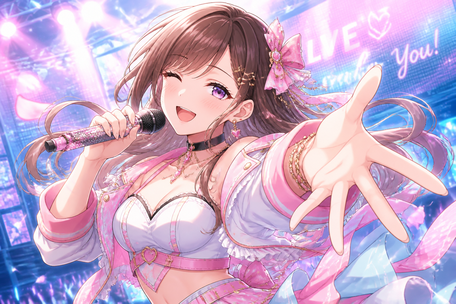 Anime idol performance frame
