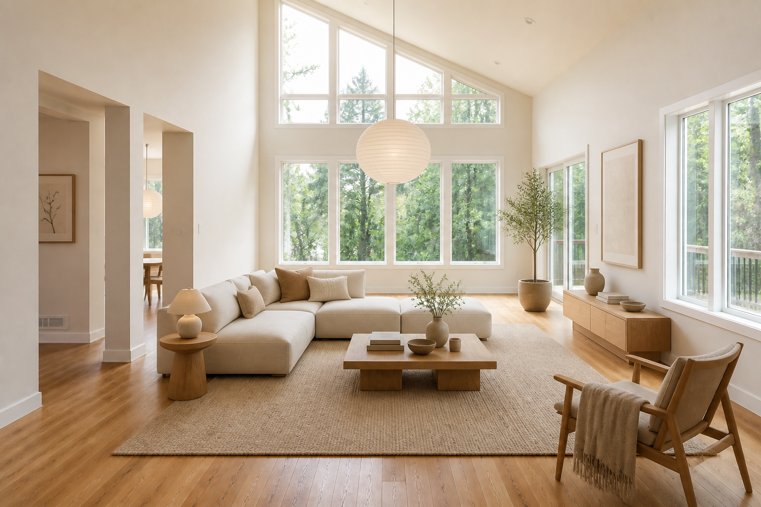 Japandi calm interior (after)