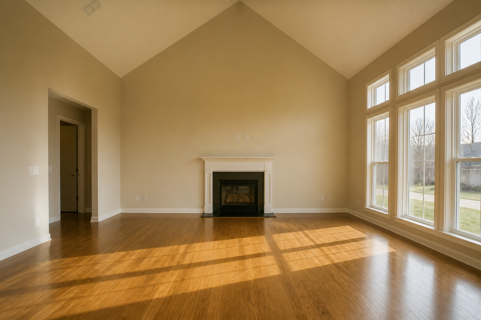 Cozy farmhouse style (before)