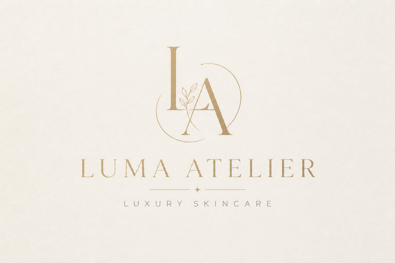 Luxury skincare branding