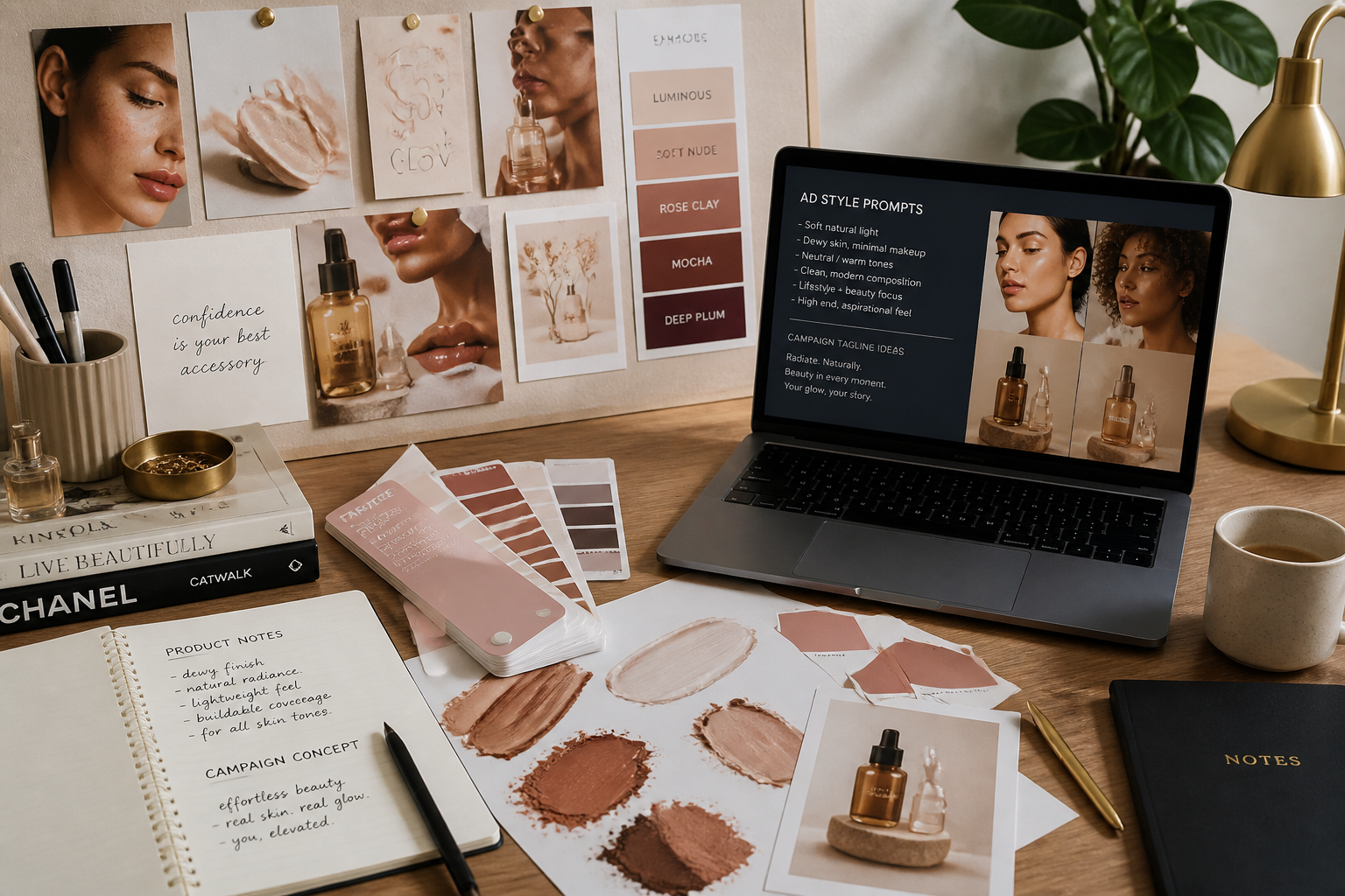 Describe the ad style