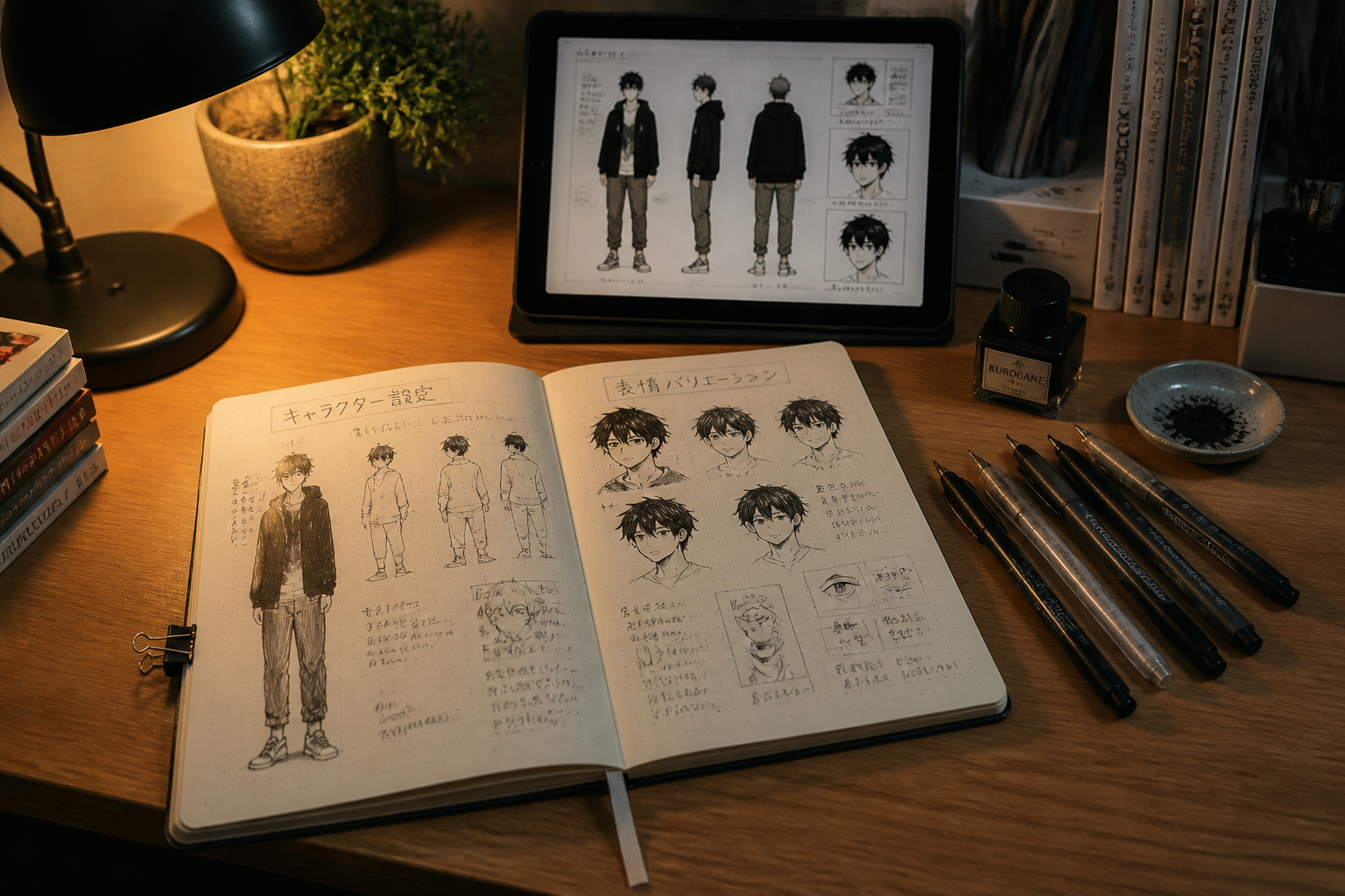 Describe the manga look