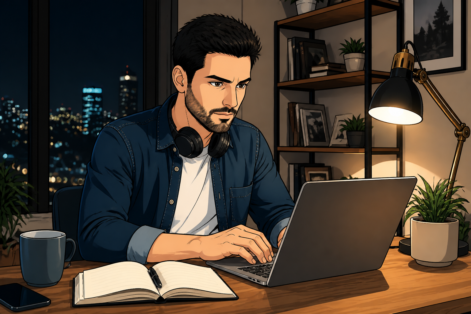 Webtoon-manga hybrid (after)