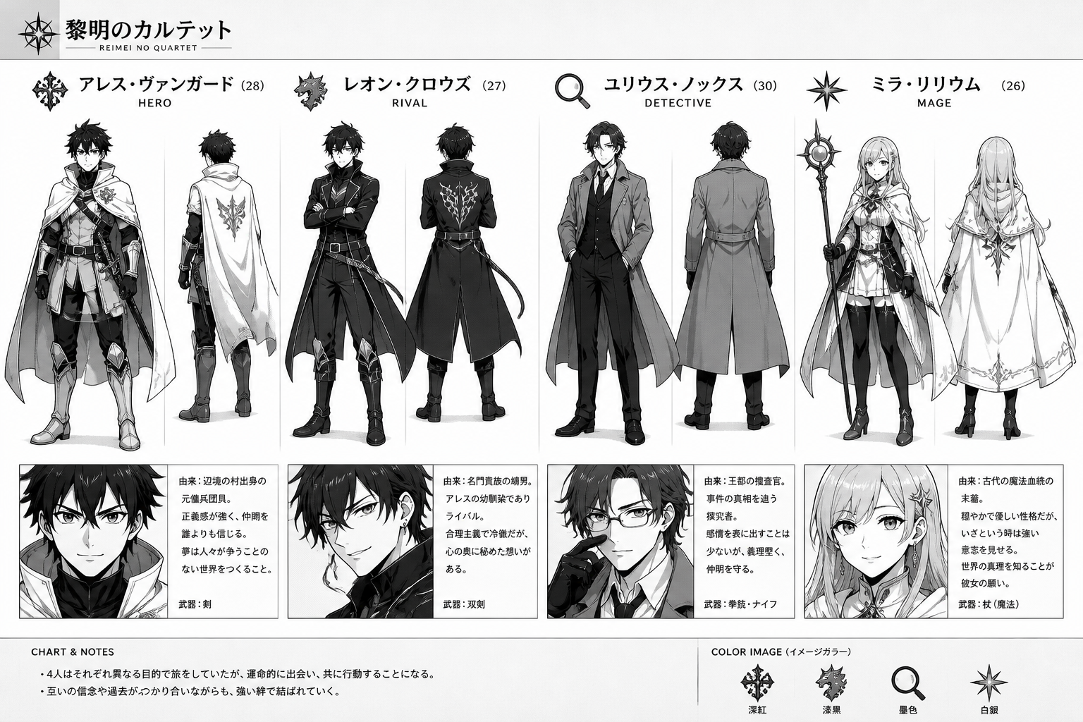 Strong character prompt starters