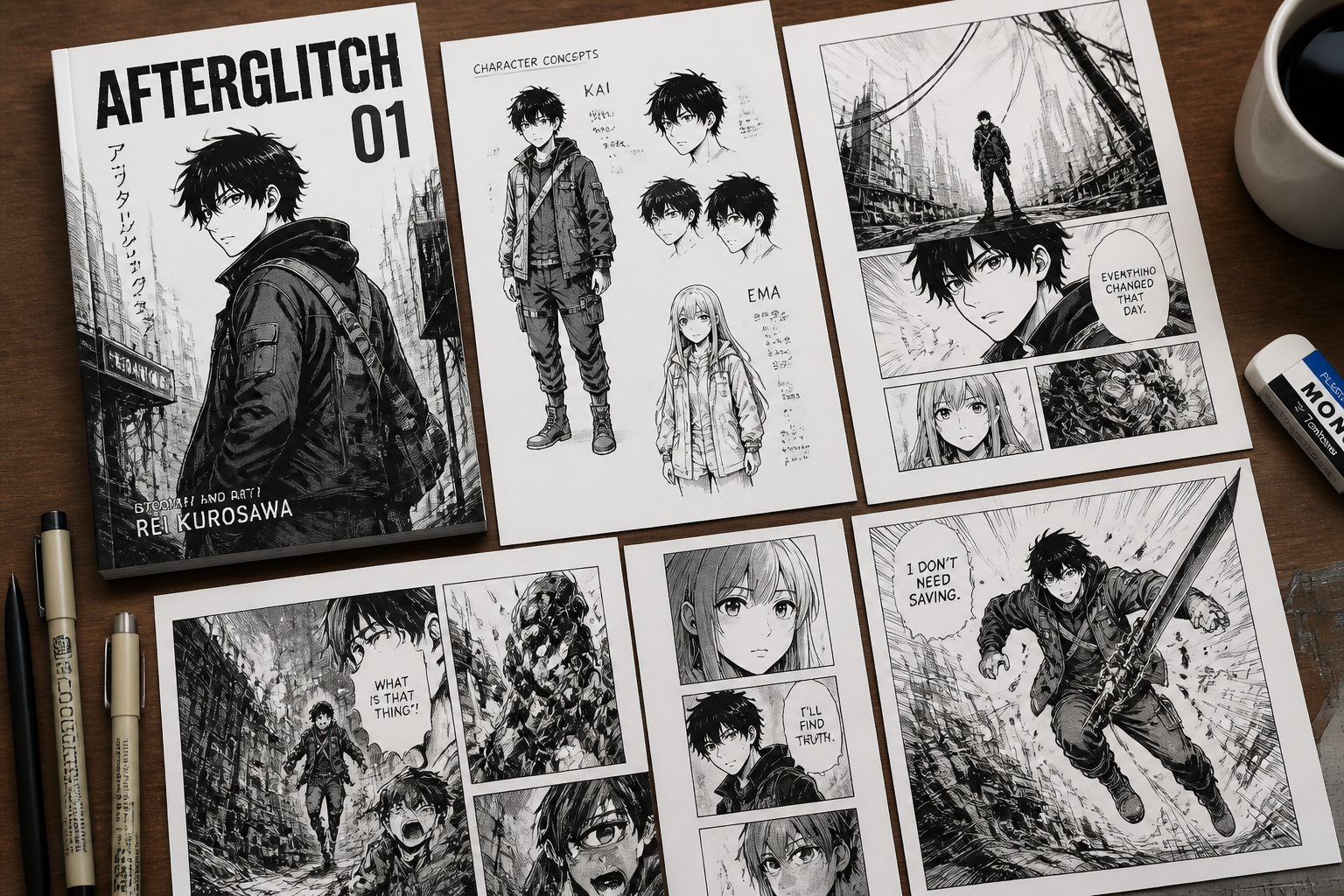 Original manga looks fast