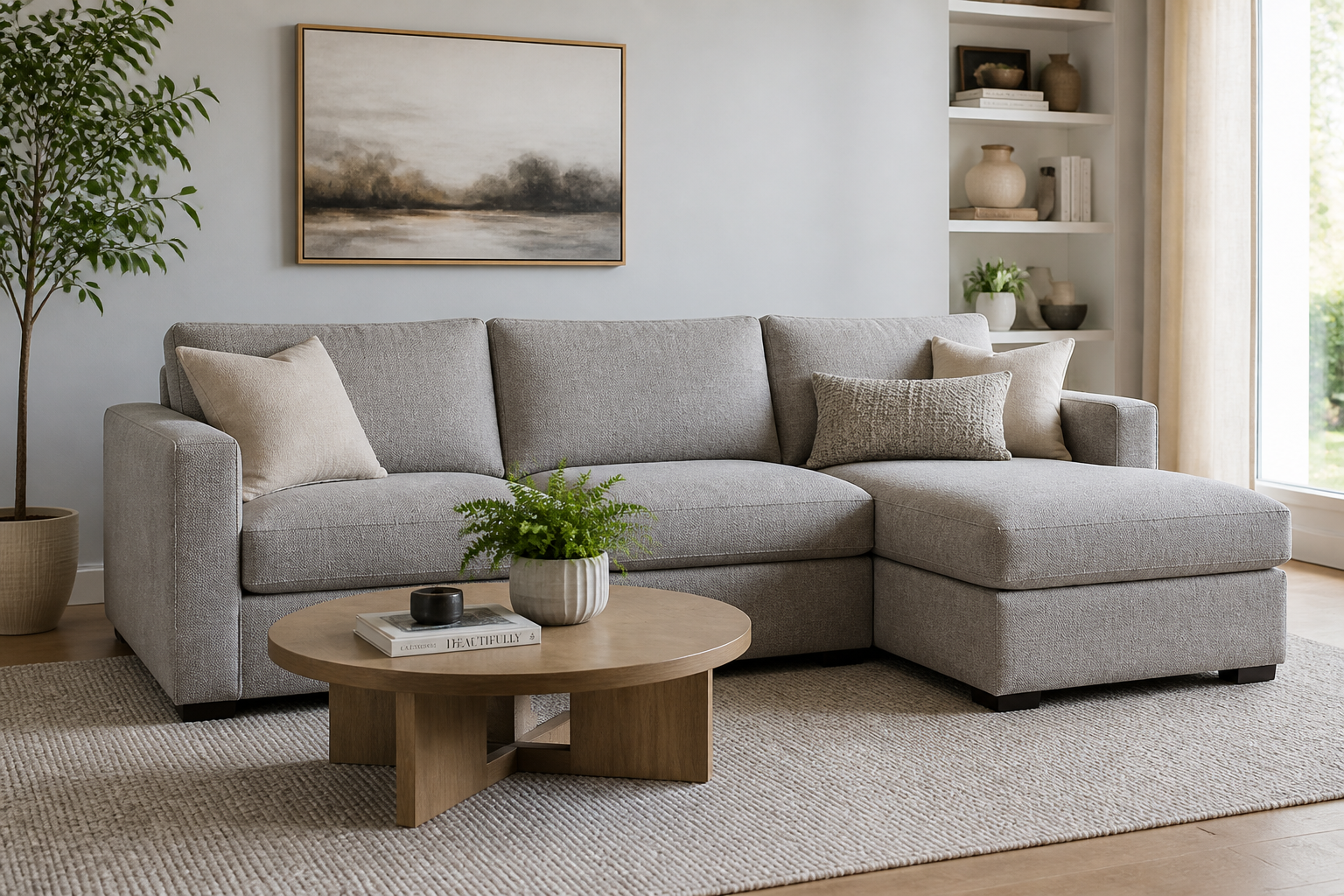Furniture catalog ad (before)