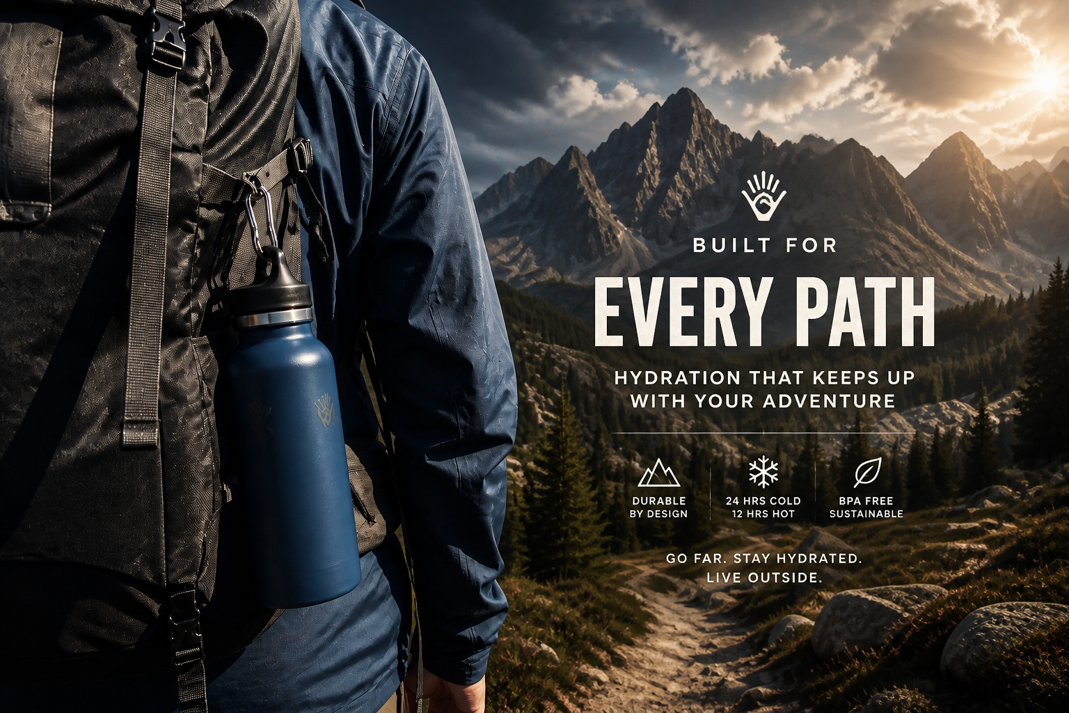 Outdoor brand campaign (after)