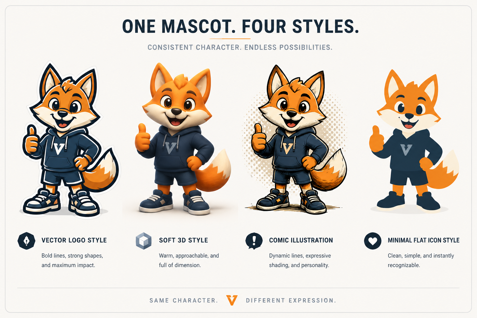 Multiple visual styles fast