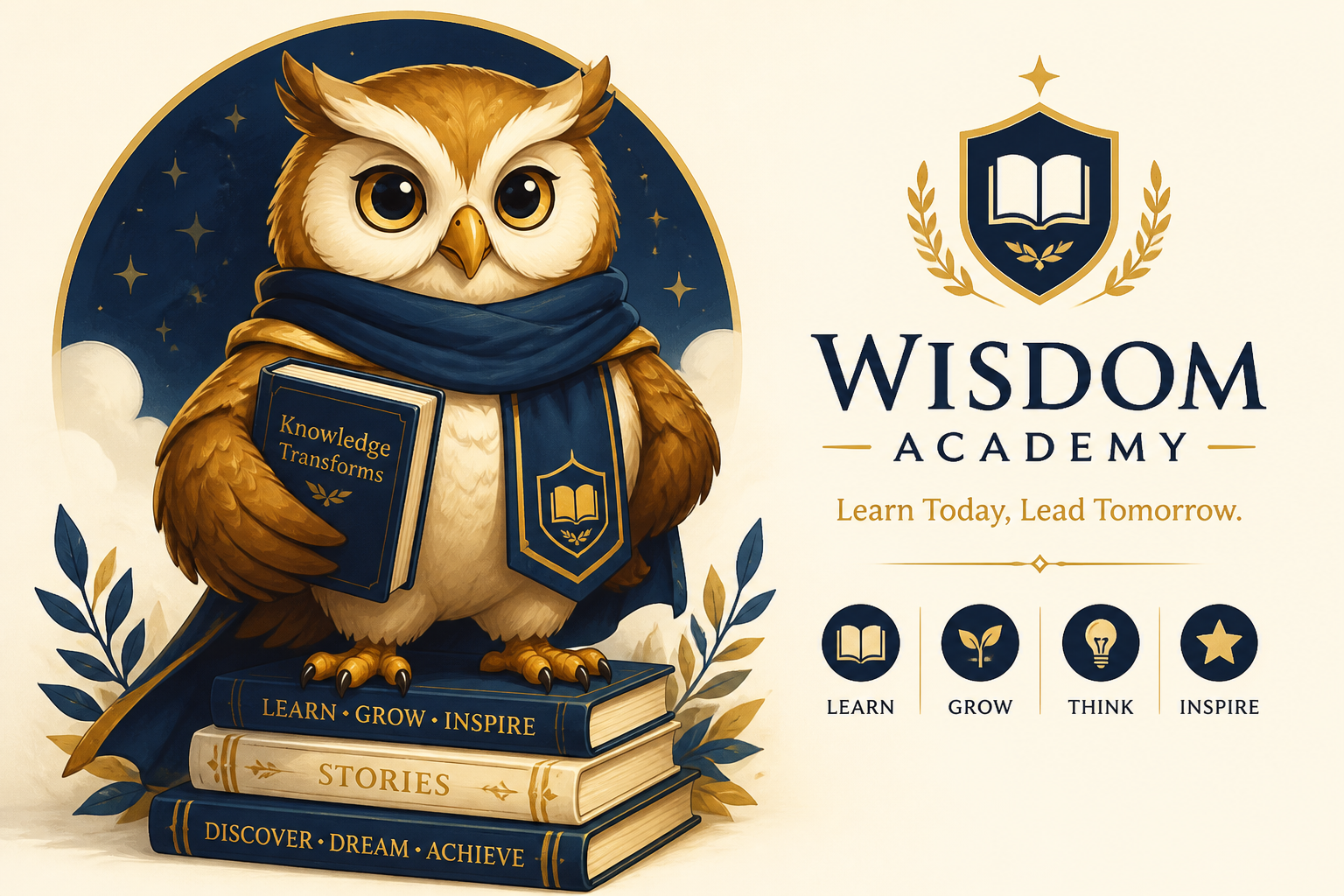 Owl education mascot