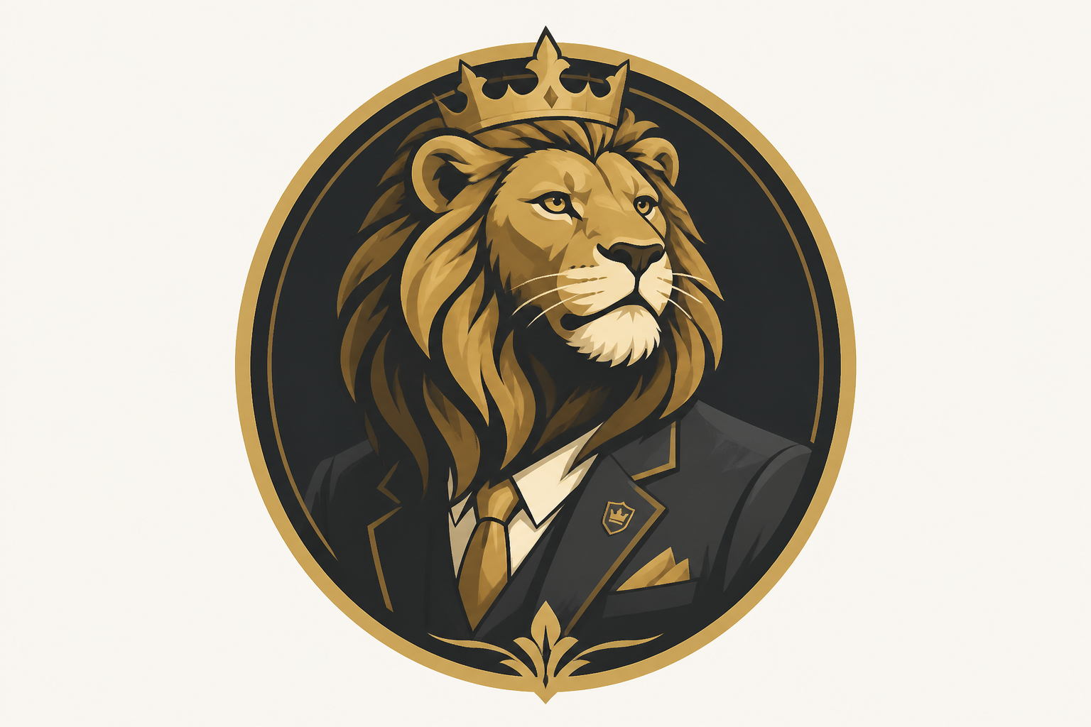 Lion premium mascot