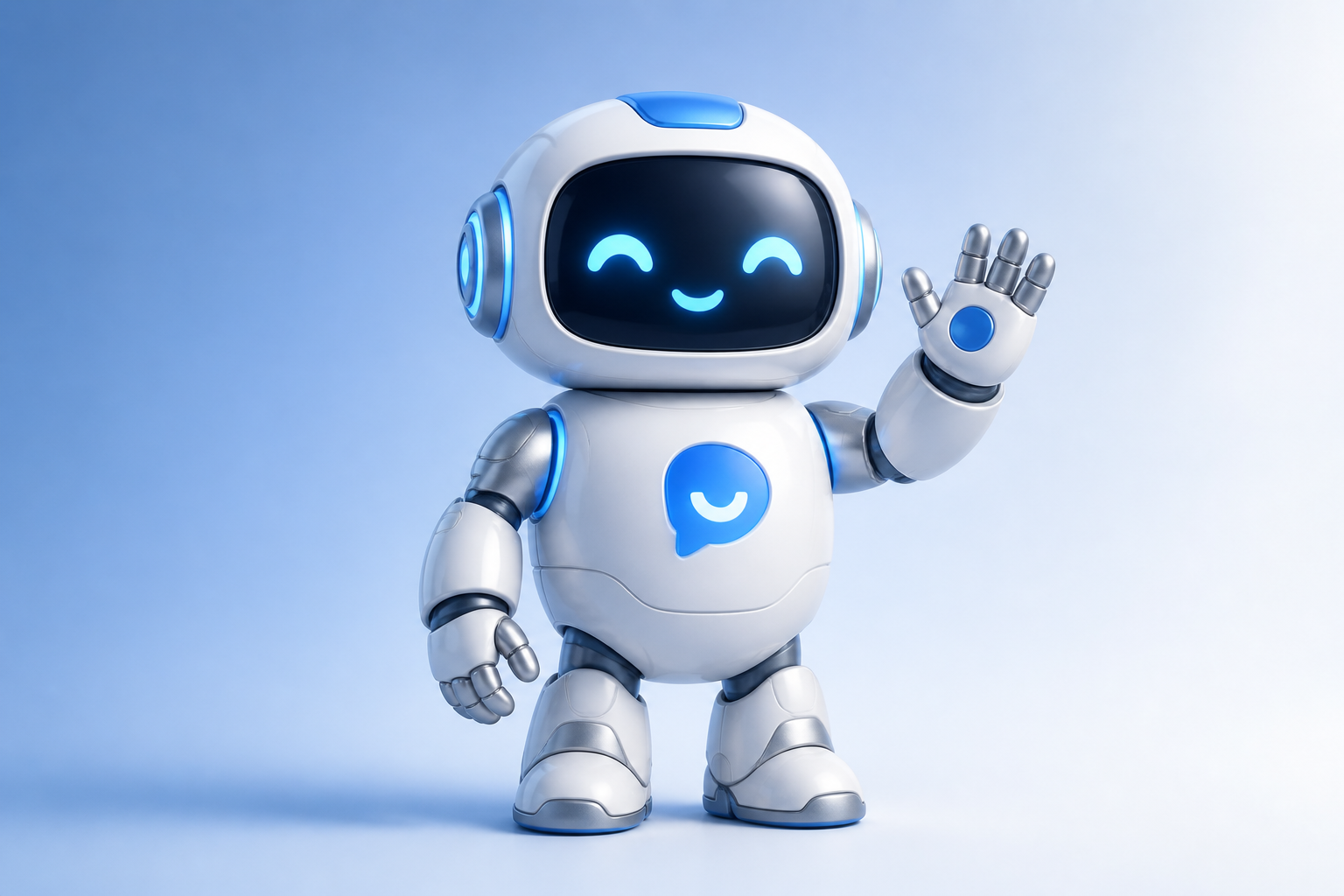 Robot app mascot