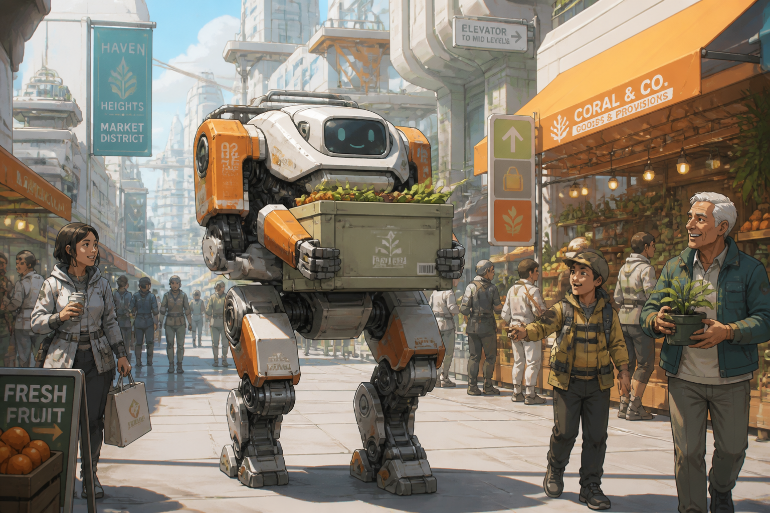 Civilian utility mech