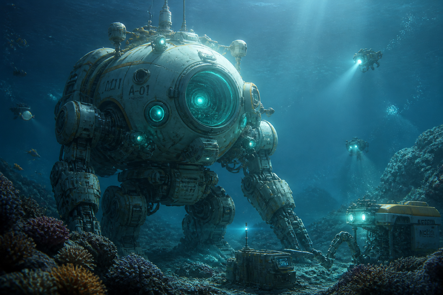 Deep sea exploration mech