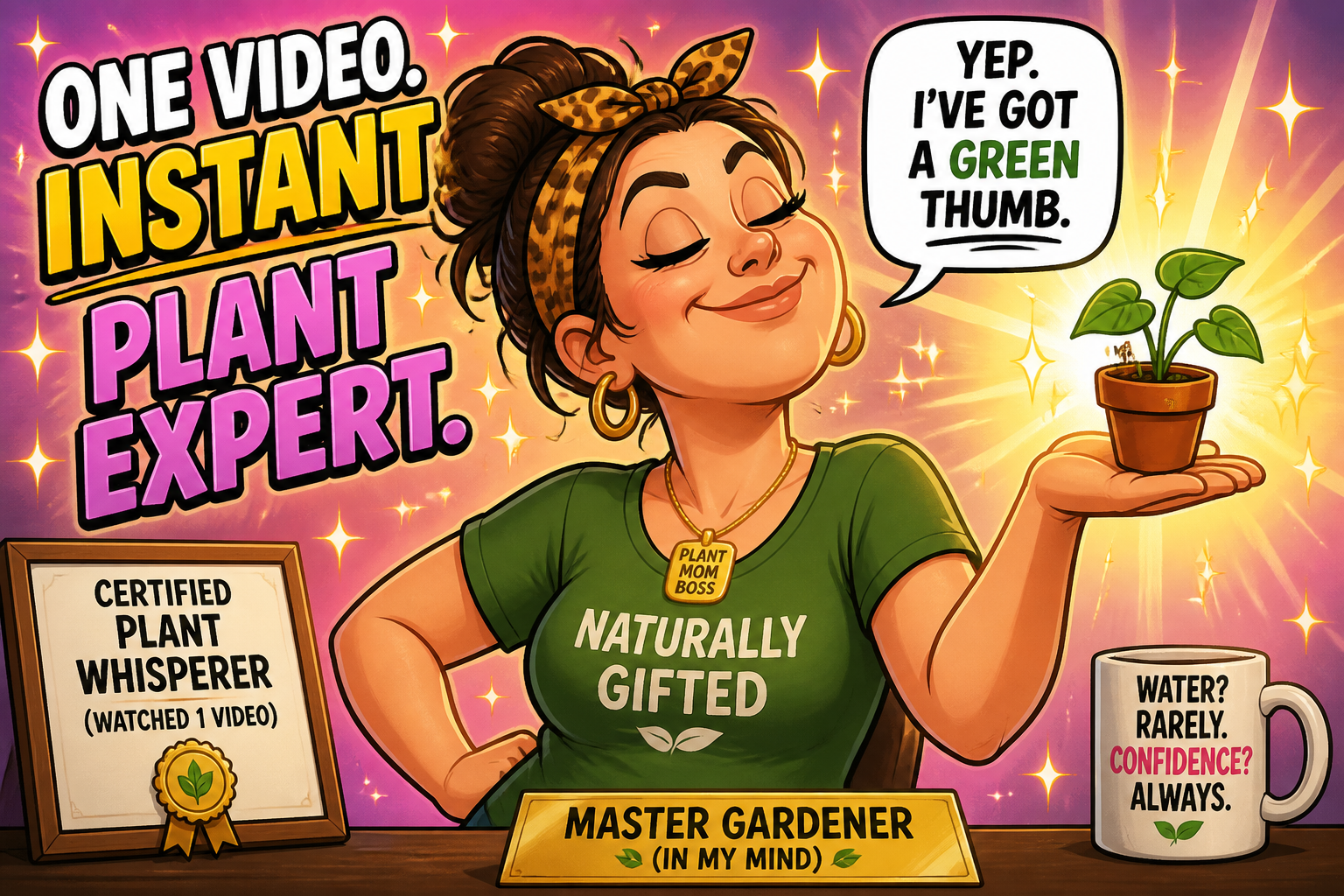 Plant expert after one video