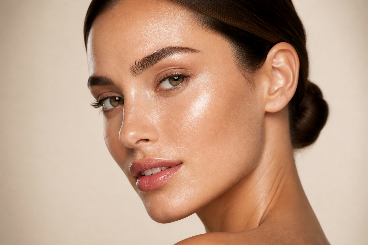 Beauty campaign close-up