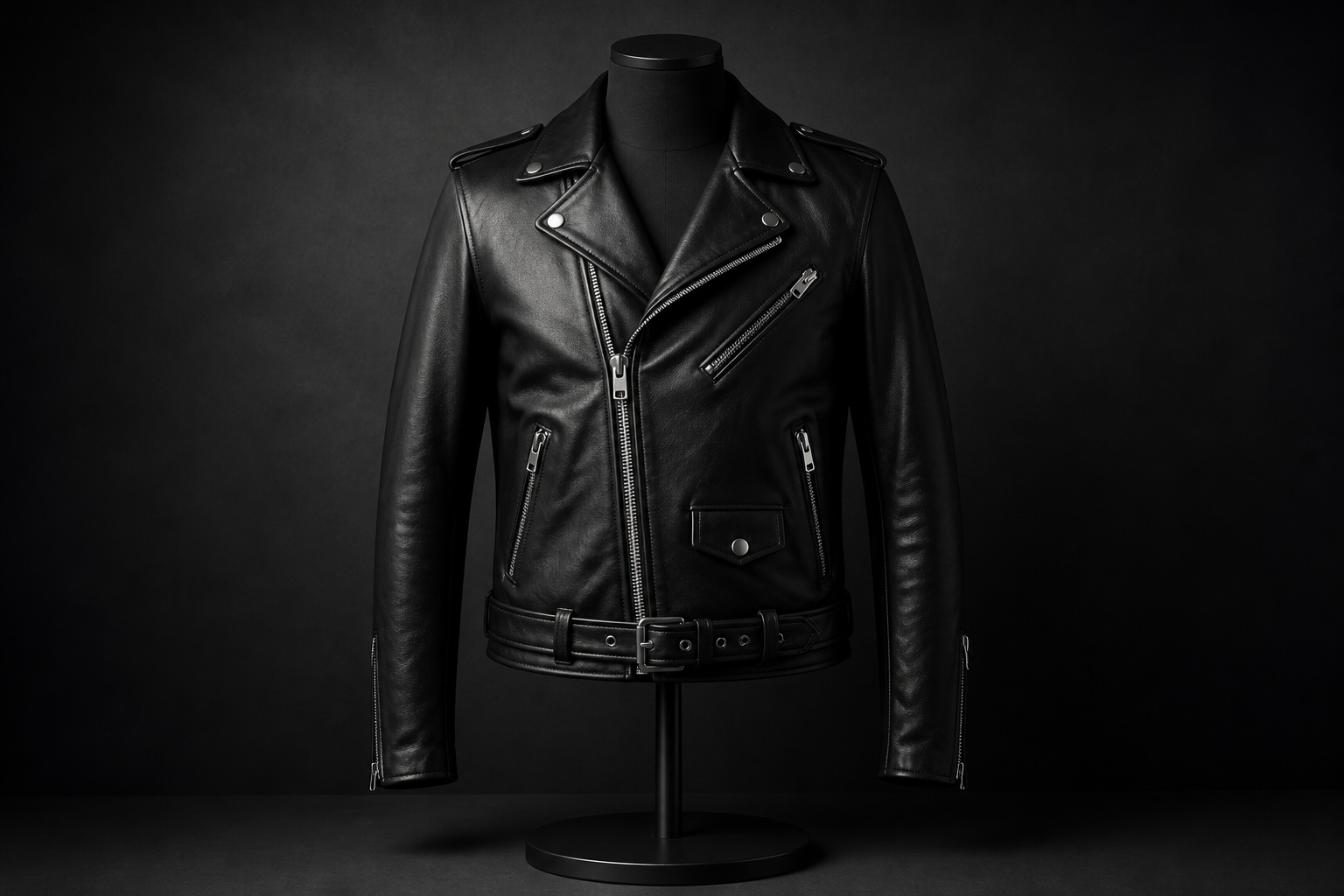 Comic-book moto jacket (before)