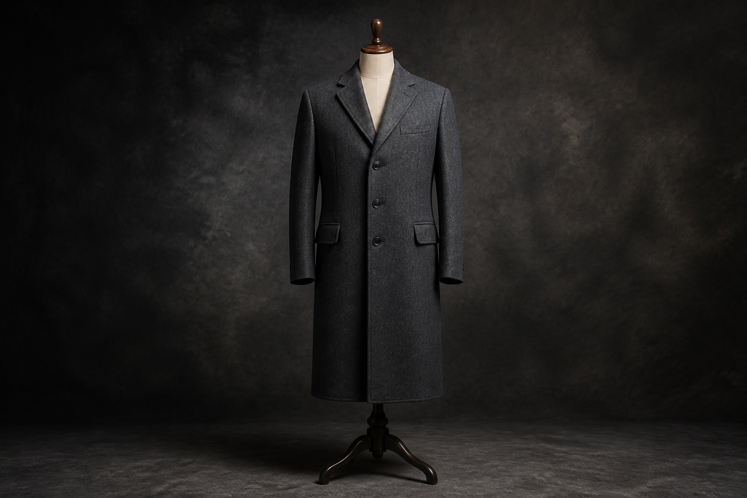 Luxury coat editorial (before)