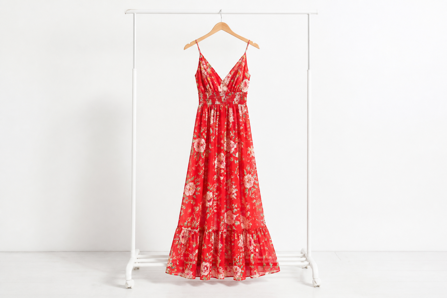 Summer dress by the beach (before)