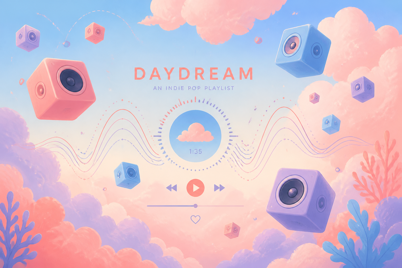 Pastel indie pop arcs