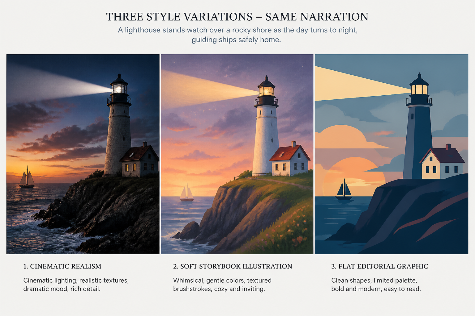 Explore Multiple Visual Styles