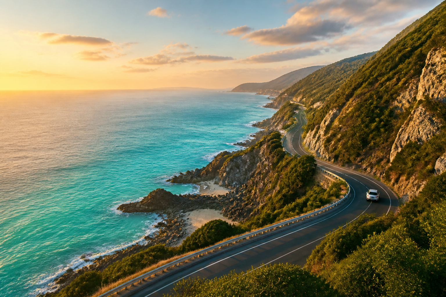 Travel narration coastline