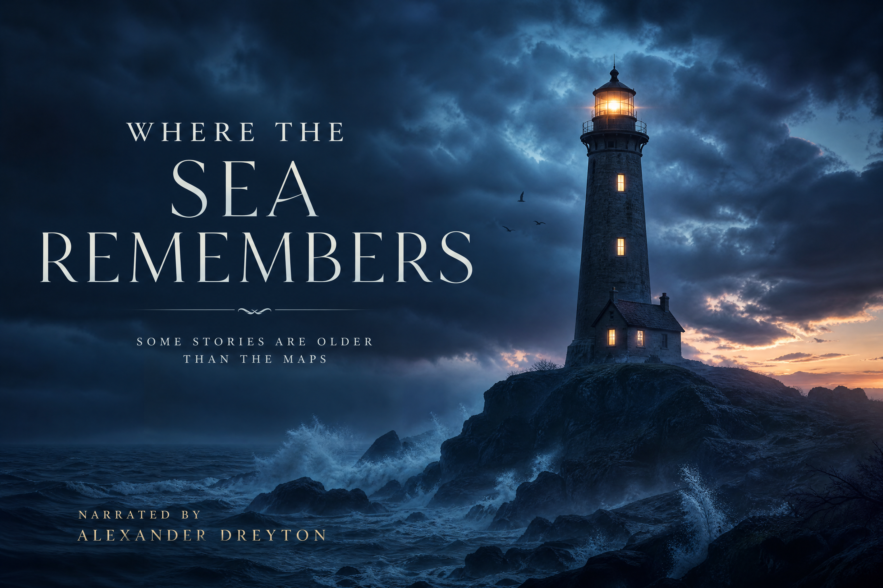 Moody lighthouse audiobook cover