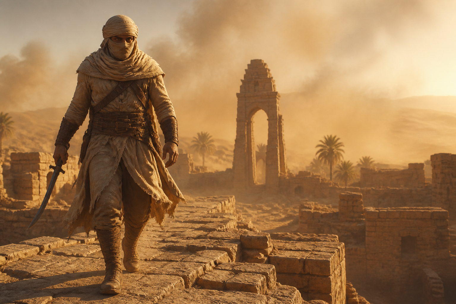 Desert ruins ninja