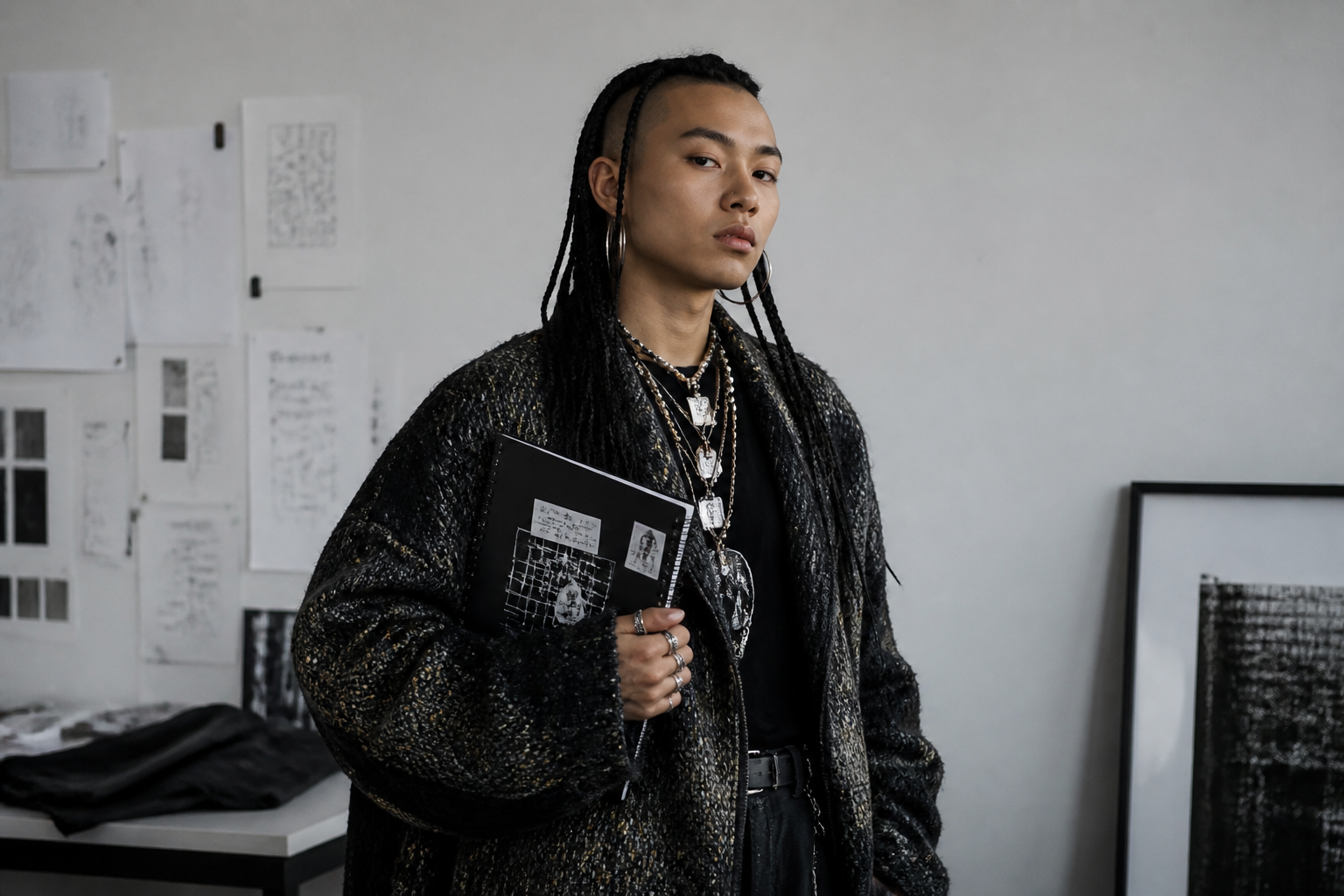 Streetwear designer editorial