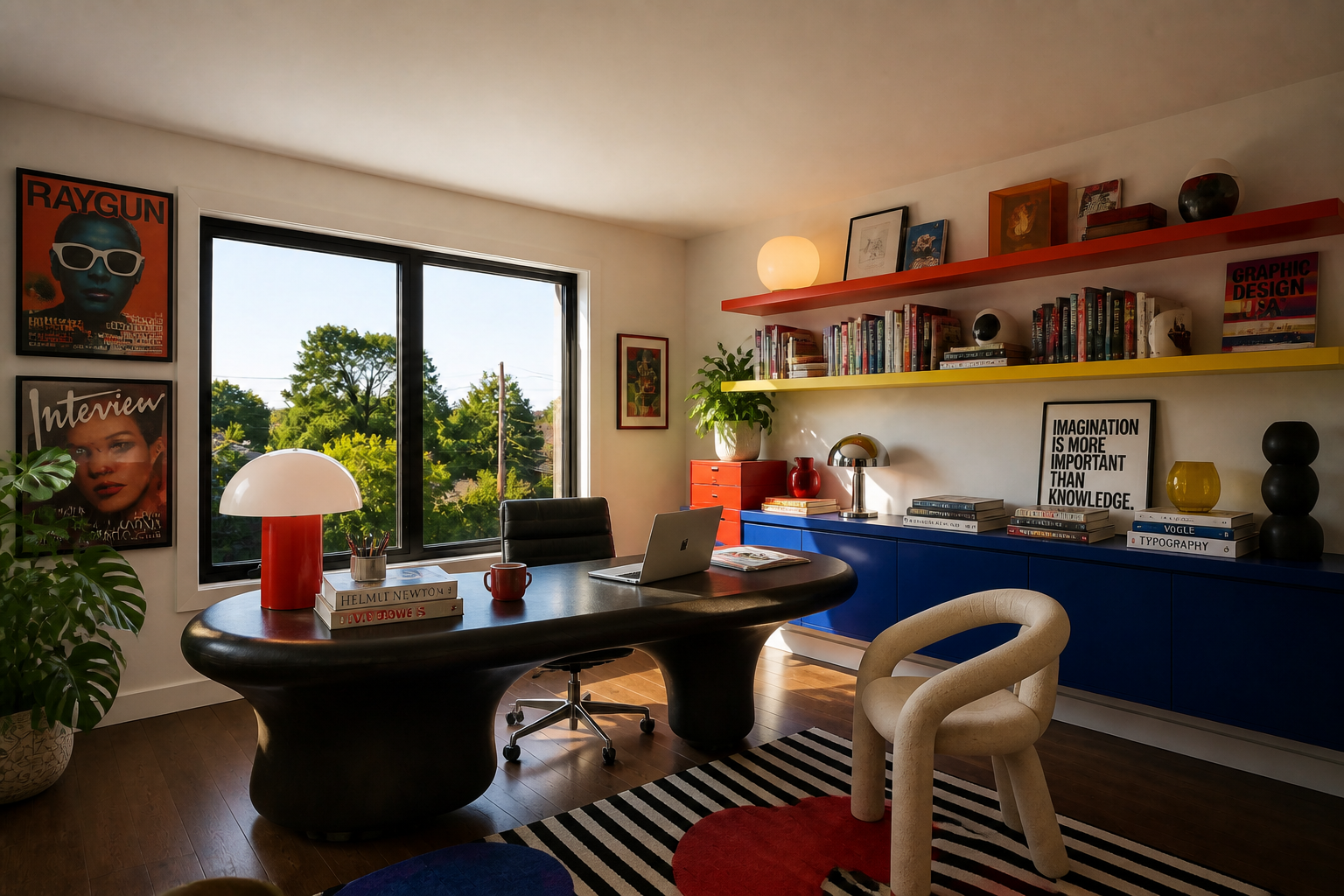 90s editorial creative office (after)
