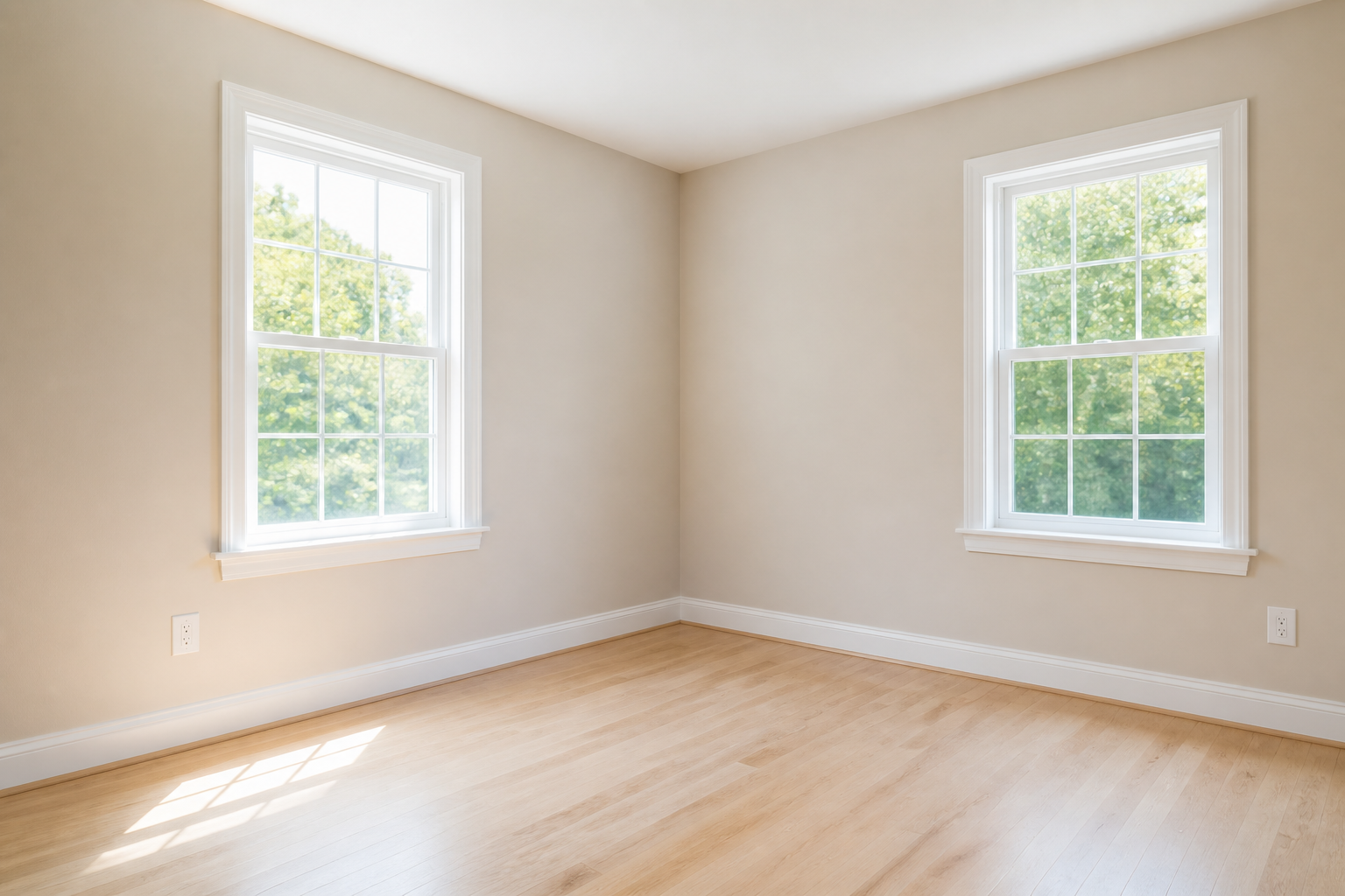 Scandinavian home office (before)