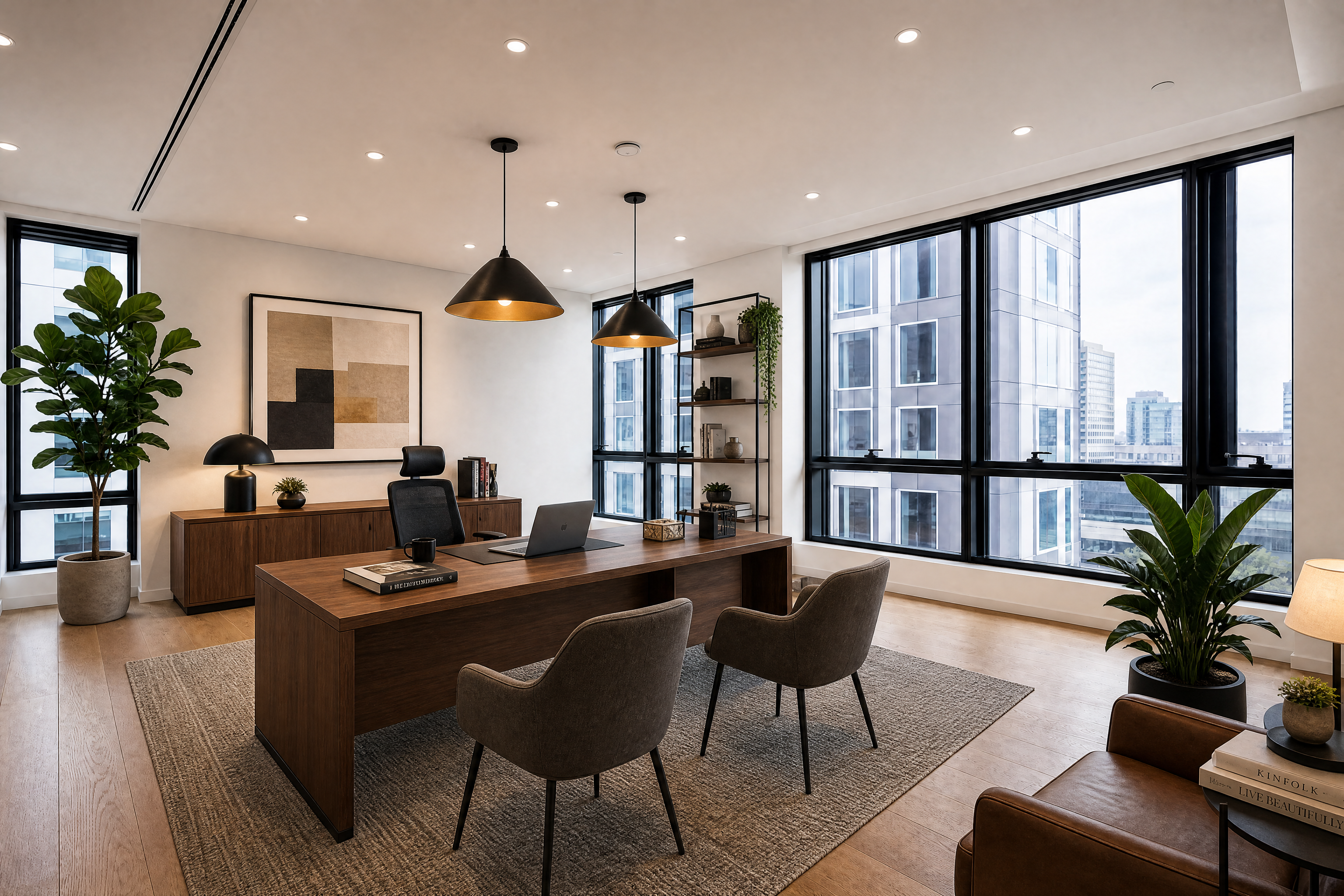 Modern executive office (after)