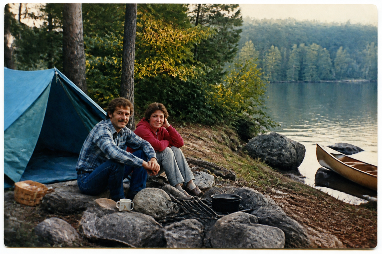 Camping memory restored (after)
