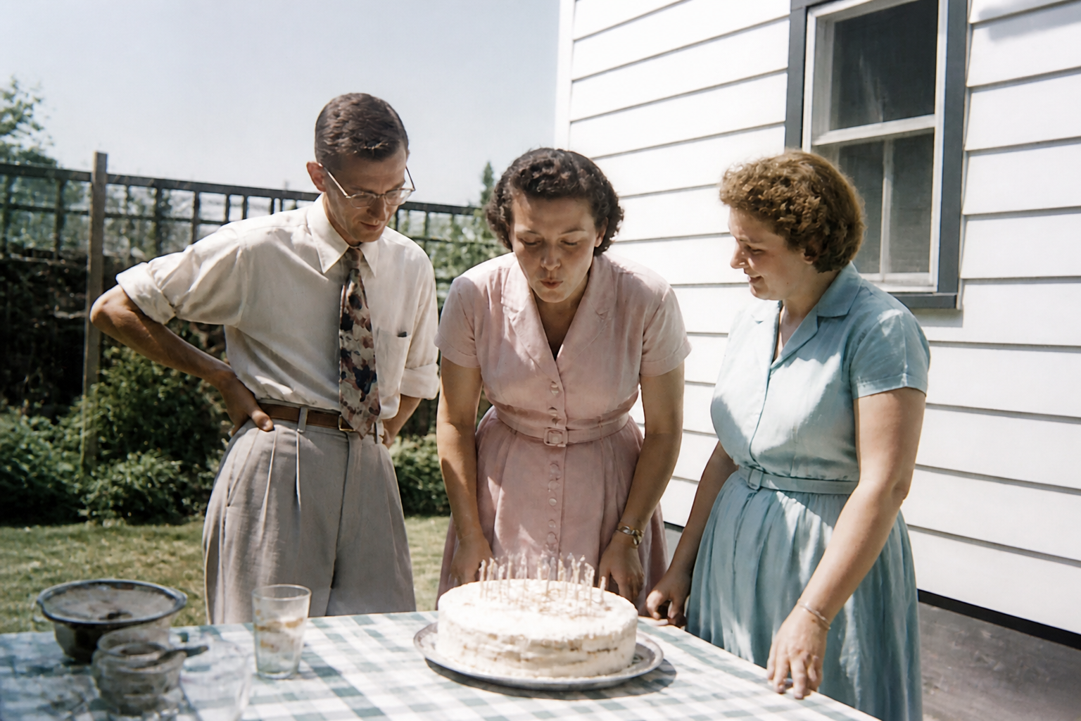 Birthday photo restored (after)