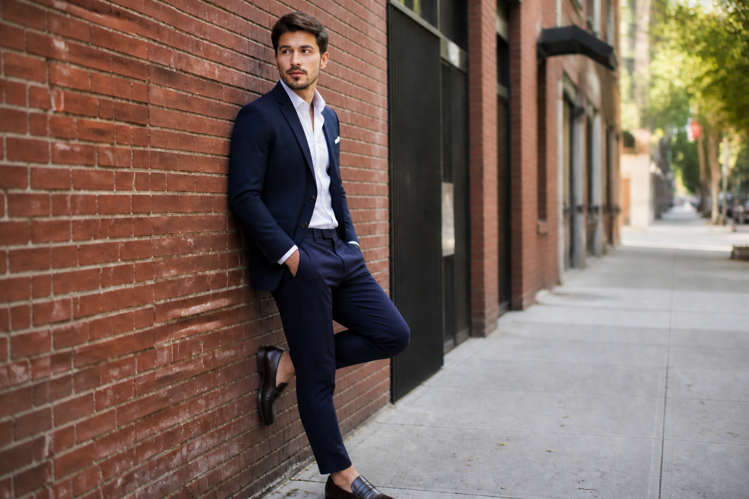 Streetwear to business casual (after)