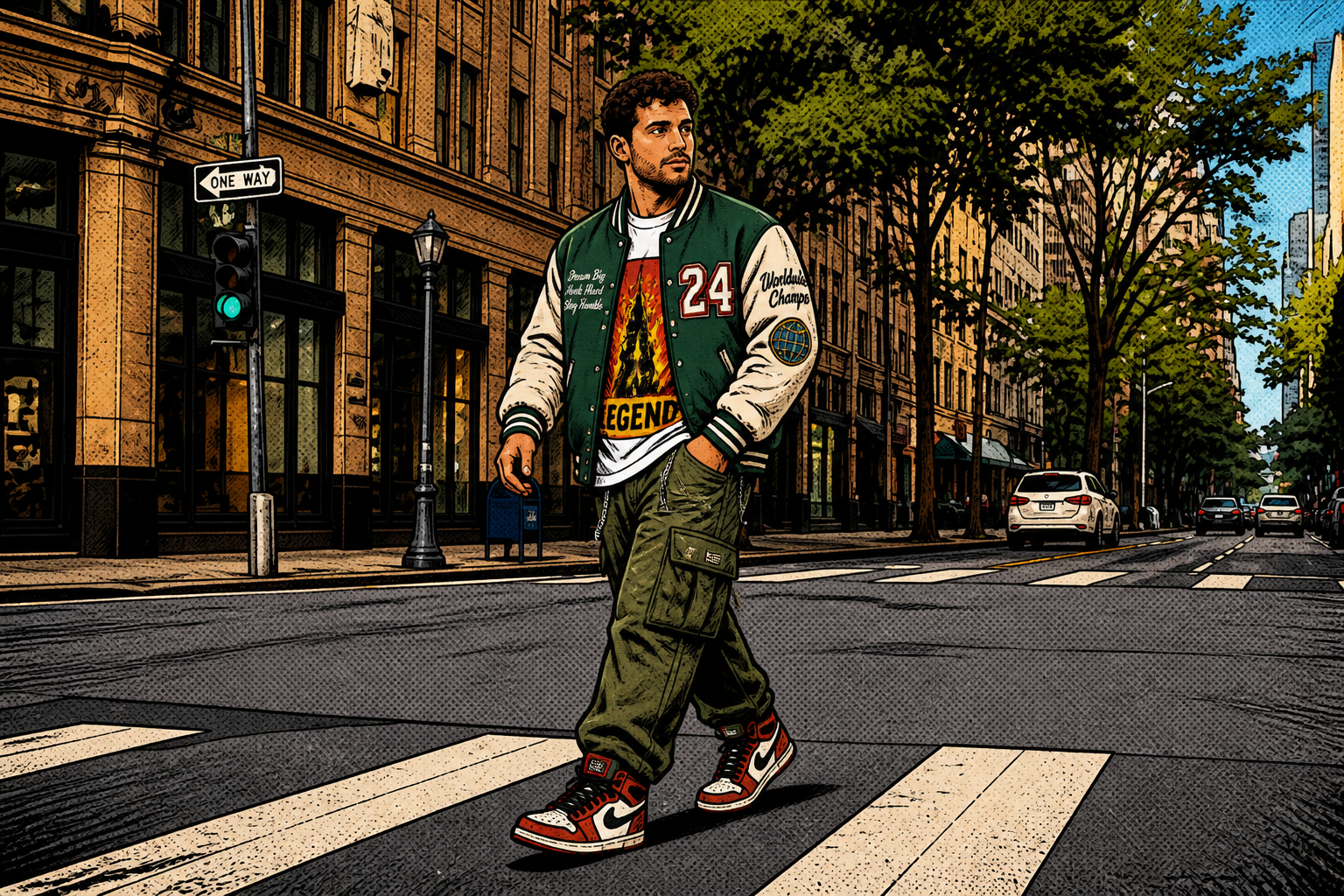 Comic-book streetwear (after)