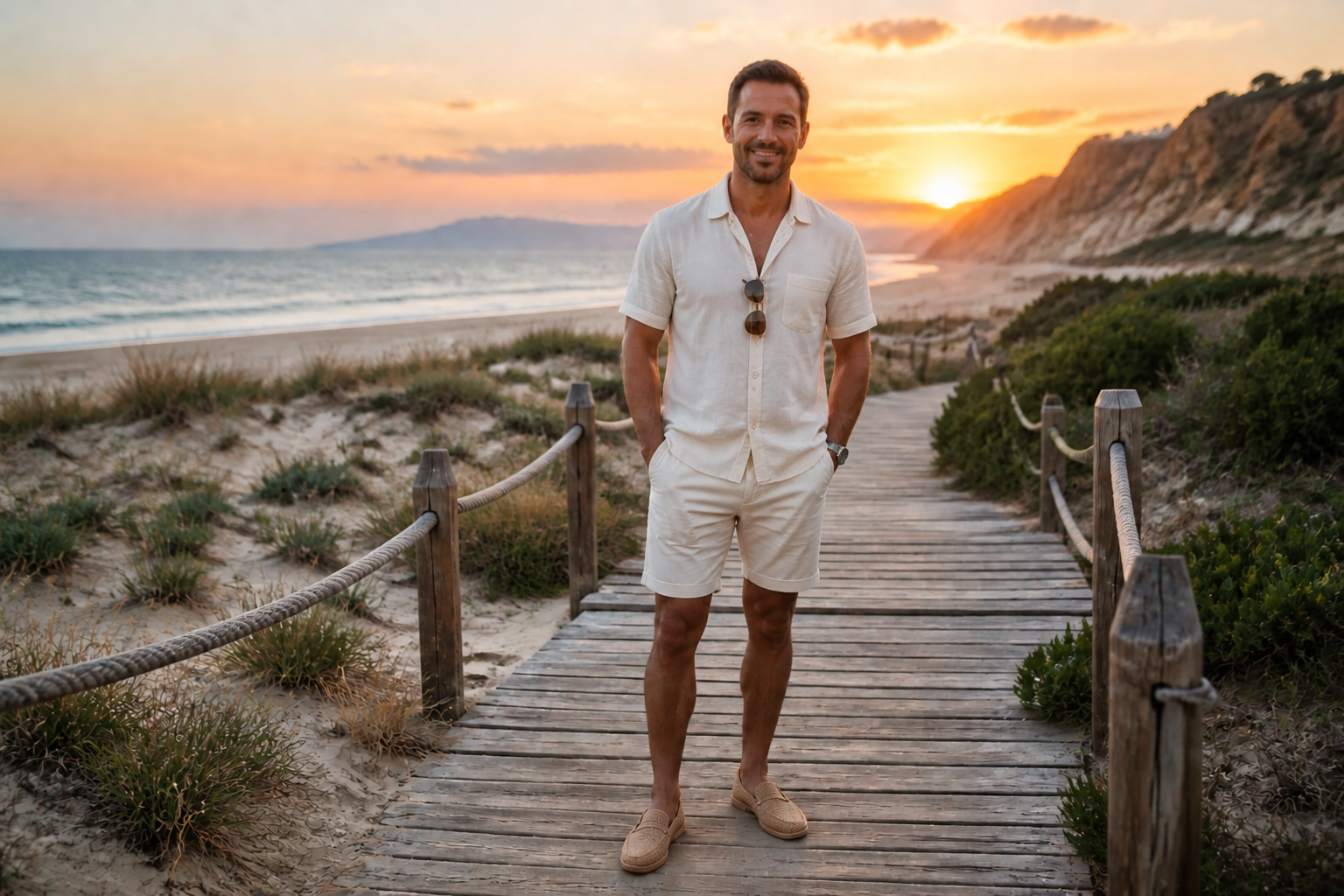 Resort vacation outfit (after)