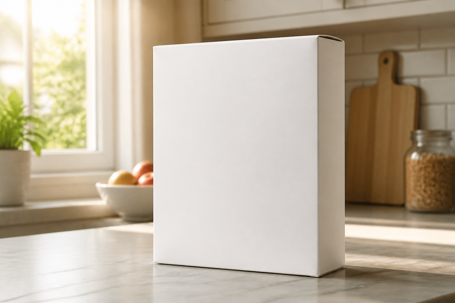 Playful cereal box (before)