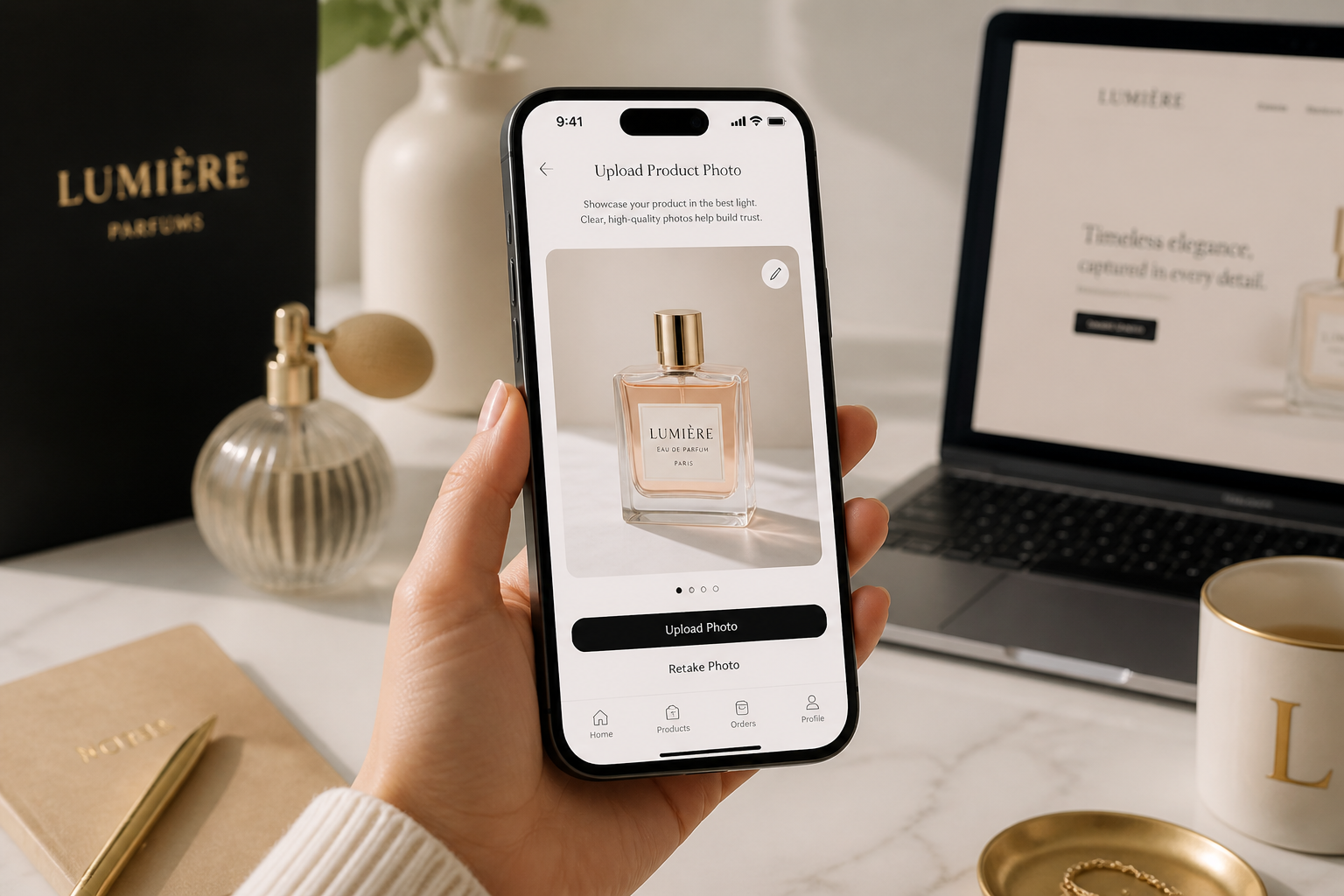Upload your product photo
