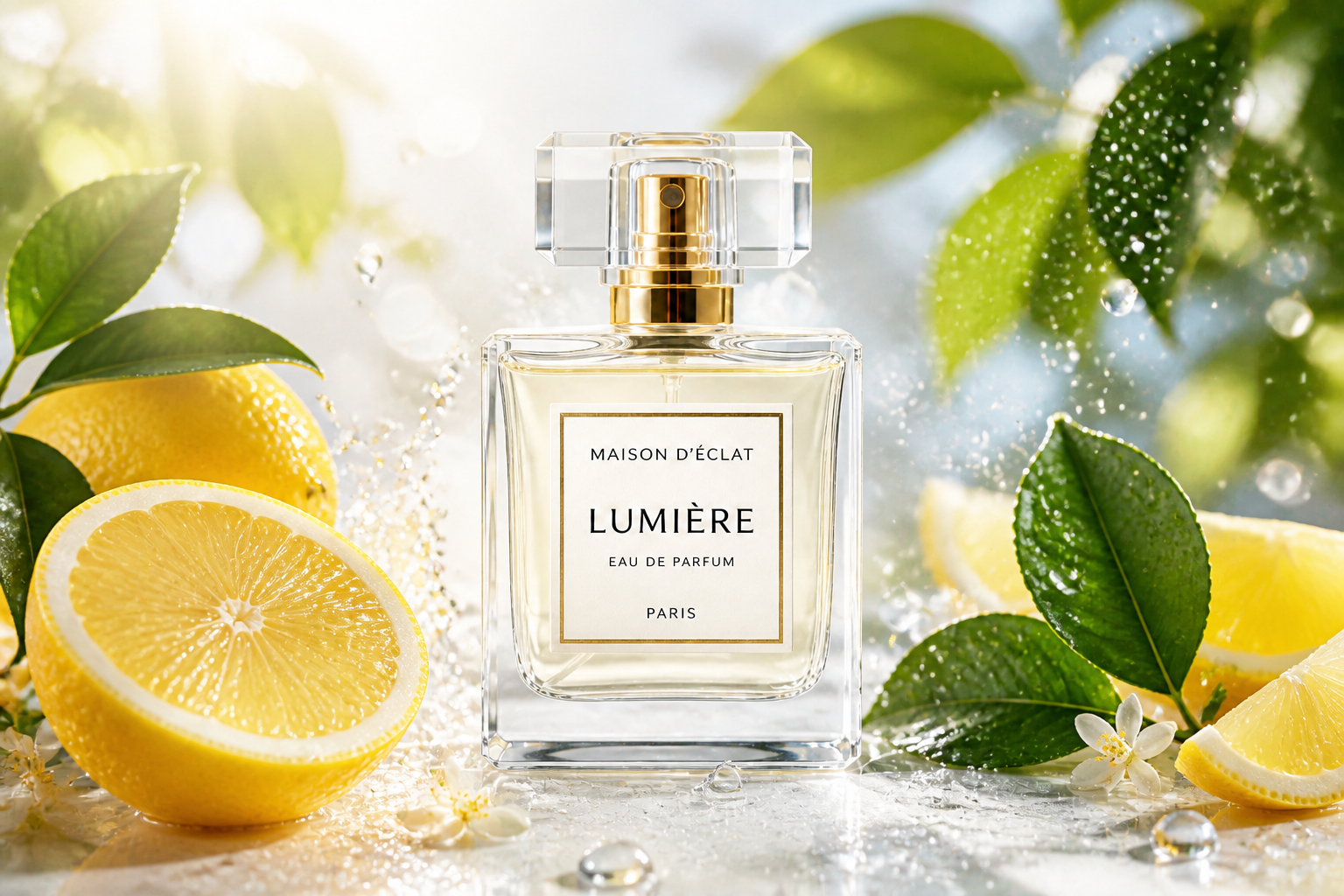 Fresh citrus splash ad (after)