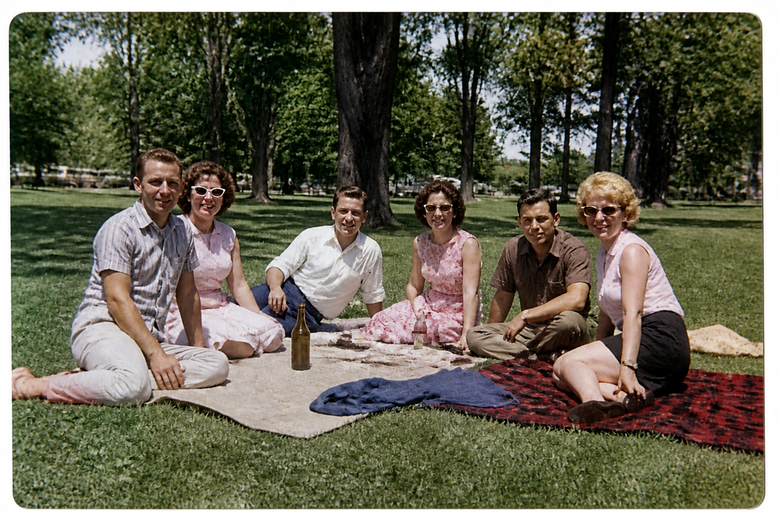 Sharper picnic group photo (after)