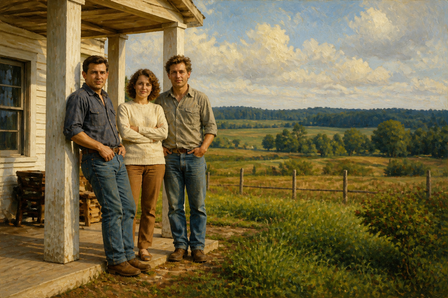 Oil painting restoration (after)