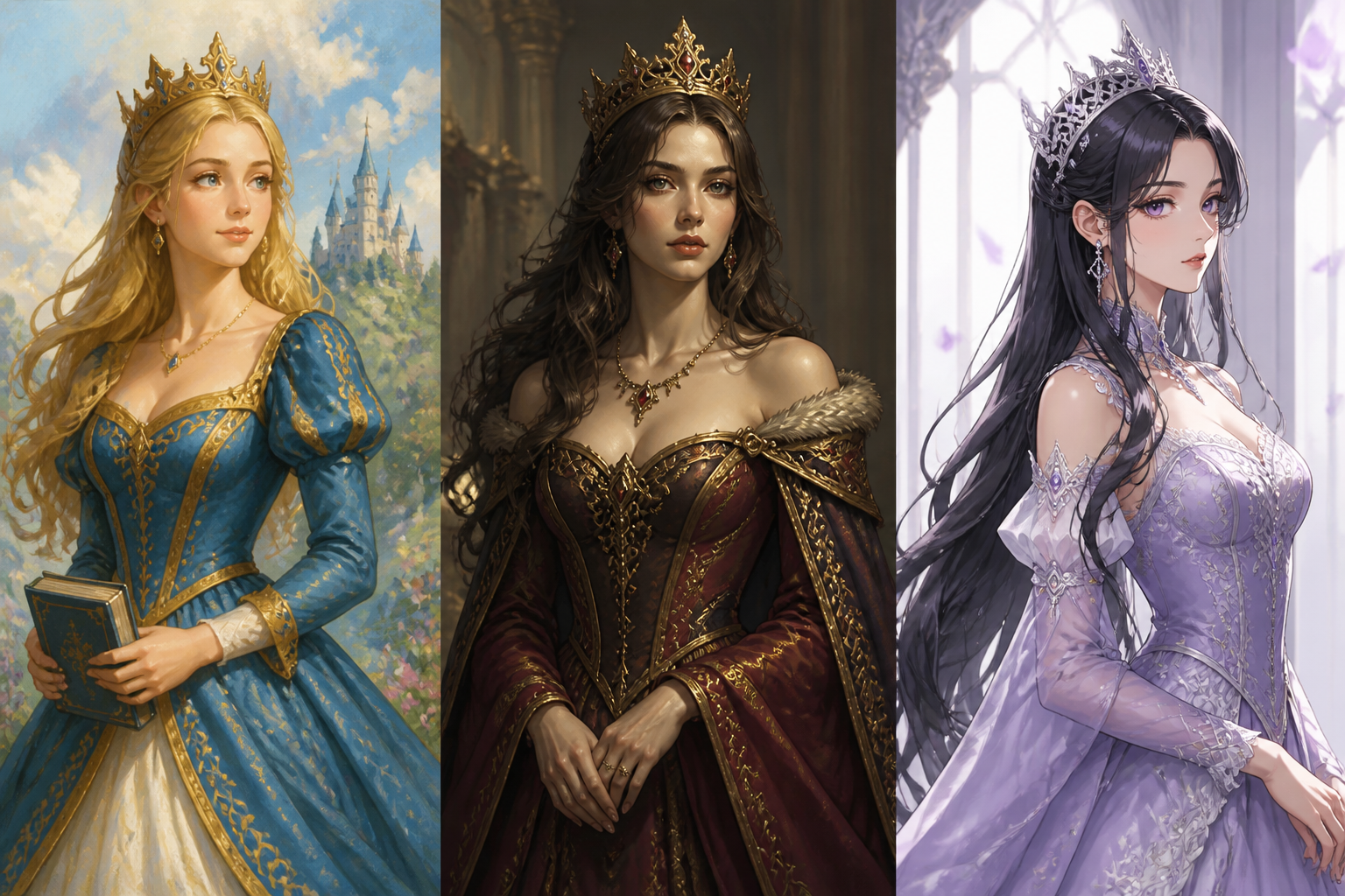 Royal styles that read clearly