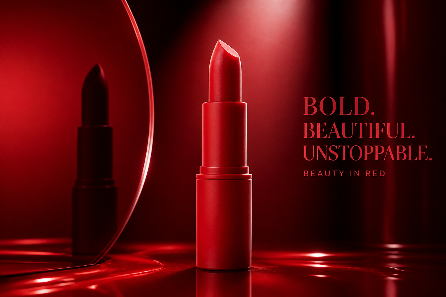 Bold makeup commercial (after)