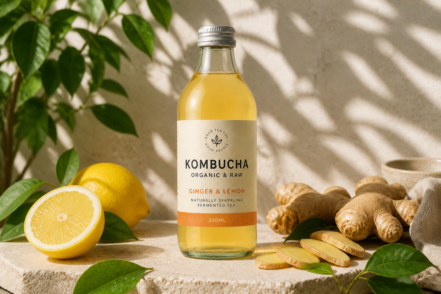 Wellness kombucha setup (after)