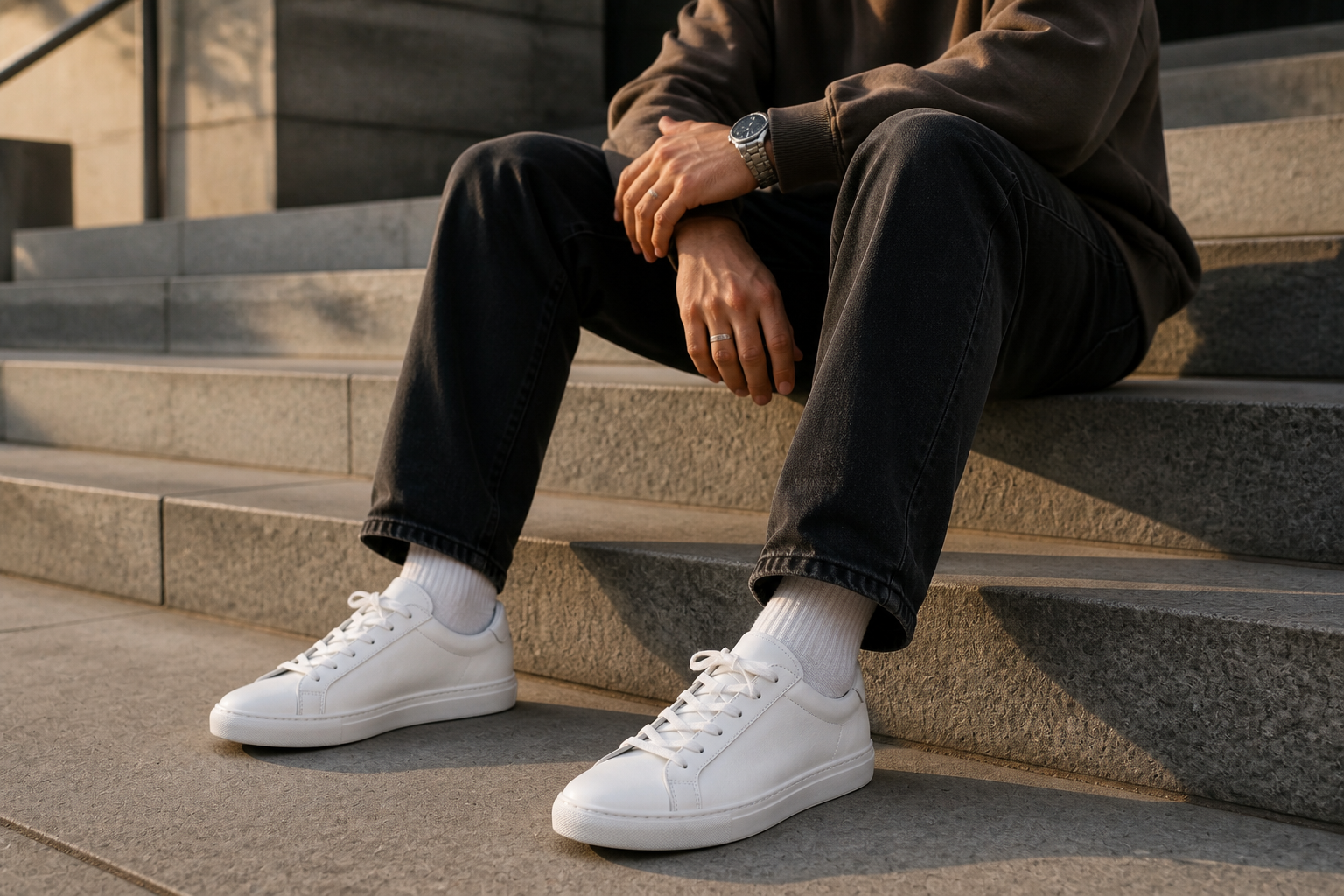 Streetwear sneaker mockup (after)