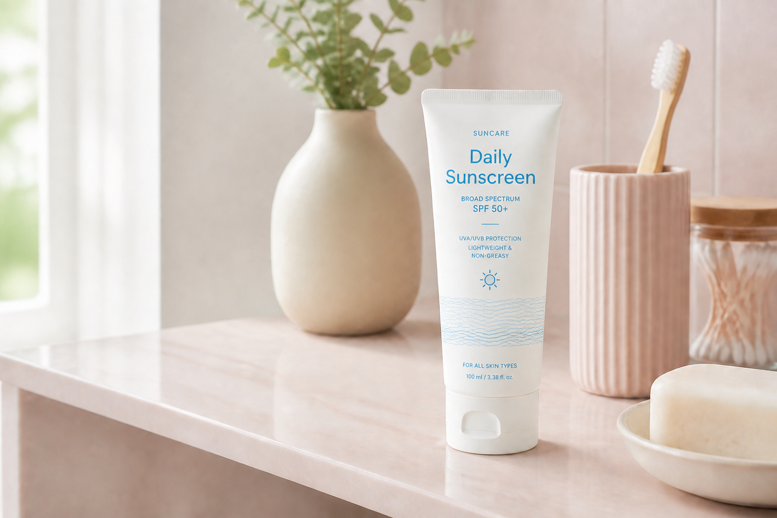 Clean sunscreen tube (after)