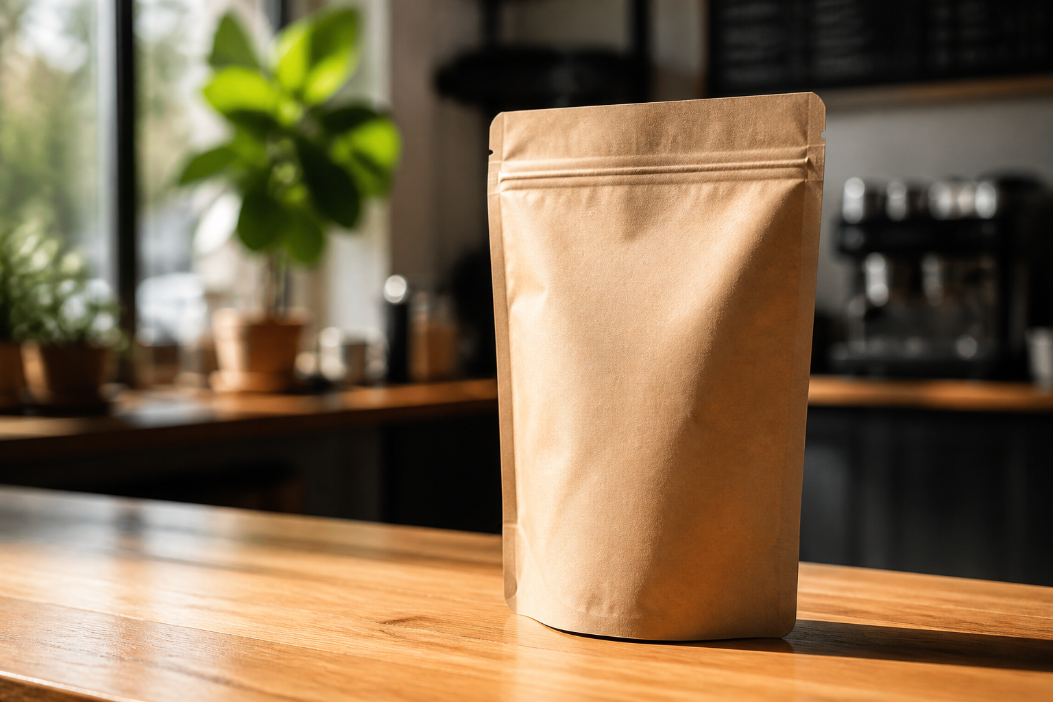 Specialty coffee pouch (before)