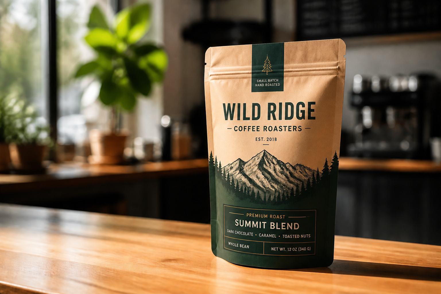 Specialty coffee pouch (after)