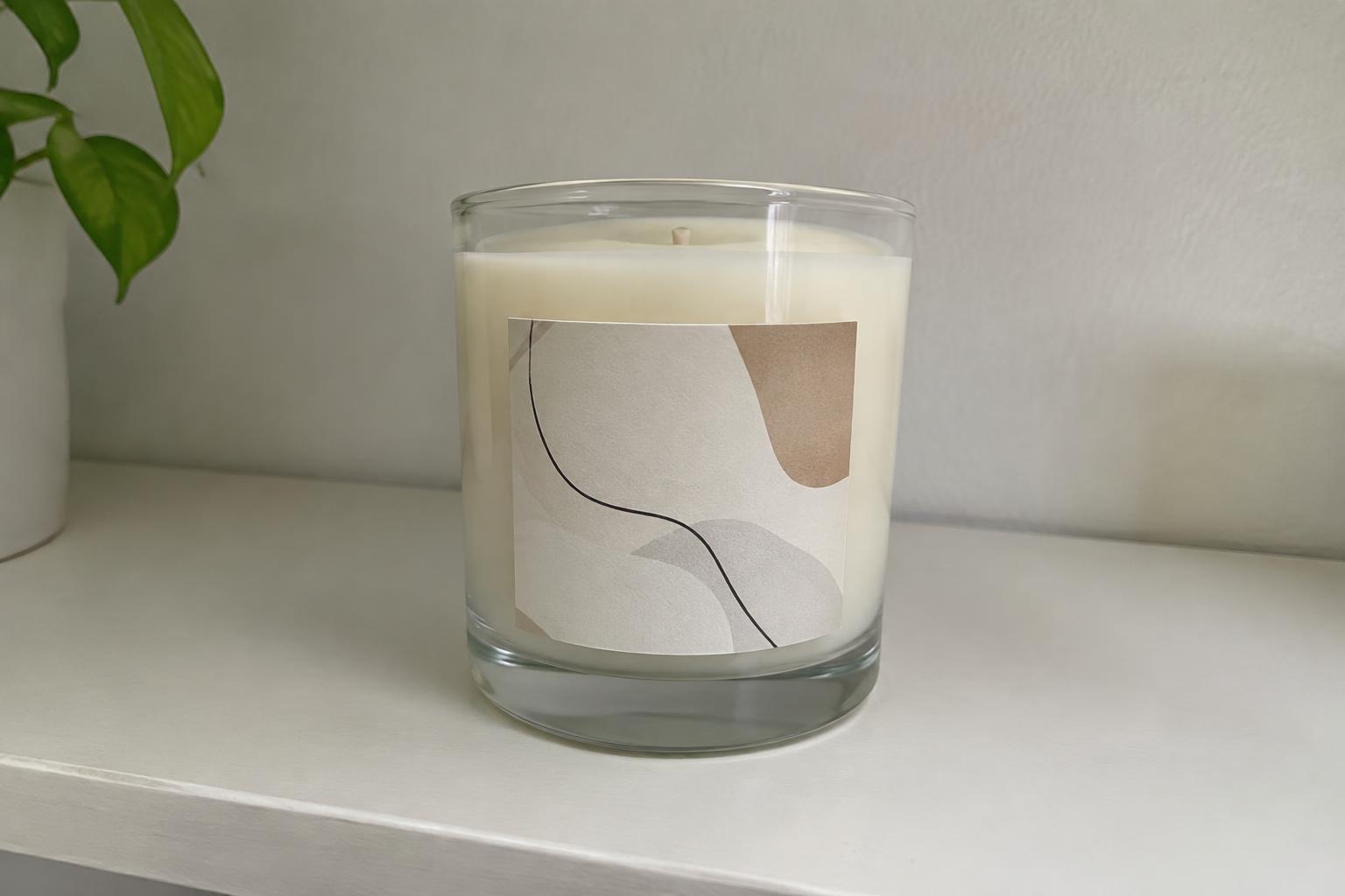 Forest candle lifestyle (before)